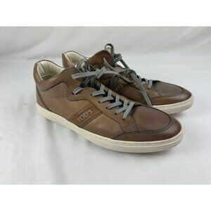 Tod's Brown Leather Low Top Fashion Sneakers Italy Mens Size  10US 9uk